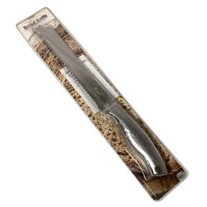 Orblue Stainless Steel Serrated Bread Knife 8" Blade, 5" Handle
